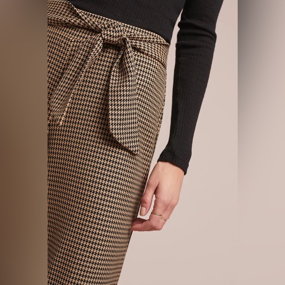 Anthropologie Cartonnier Houndstooth Wide Leg Pants - Picture 4 of 15